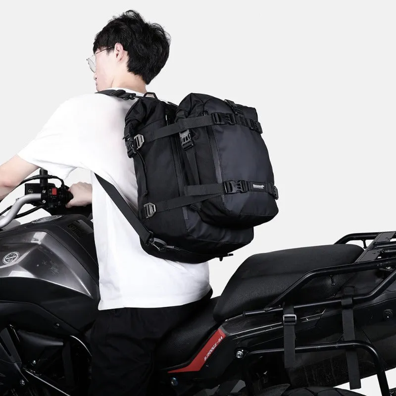 Rhinowalk Motorcycle Travel Luggage, Expandable motorcycle tail bag