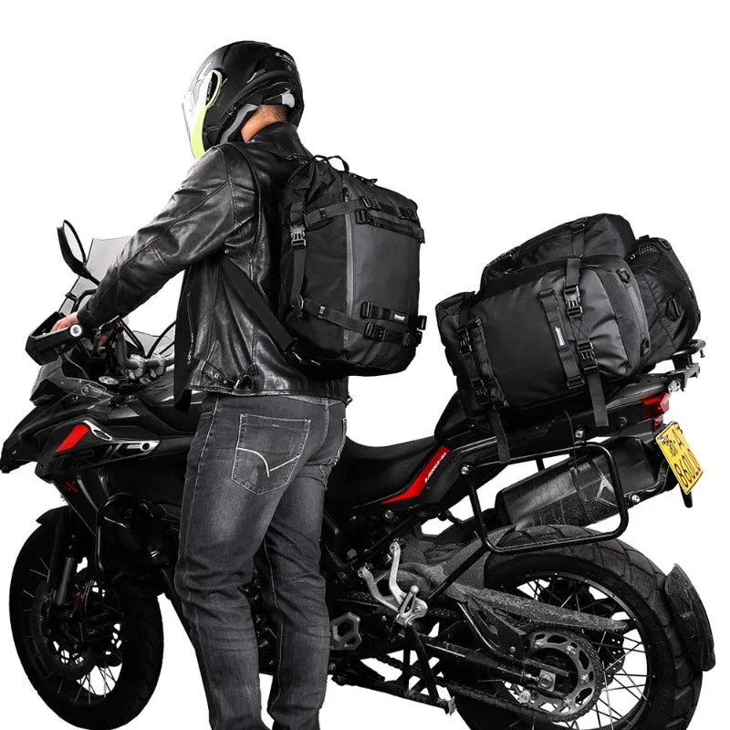 Rhinowalk Motorcycle Travel Luggage, Expandable motorcycle tail bag