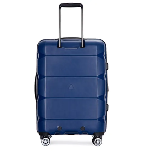 Richland Fashion Hand Luggage Lightweight PP Hard Shell Trolley Expandable Travel Suitcase with 4 Wheels - Medium 24"