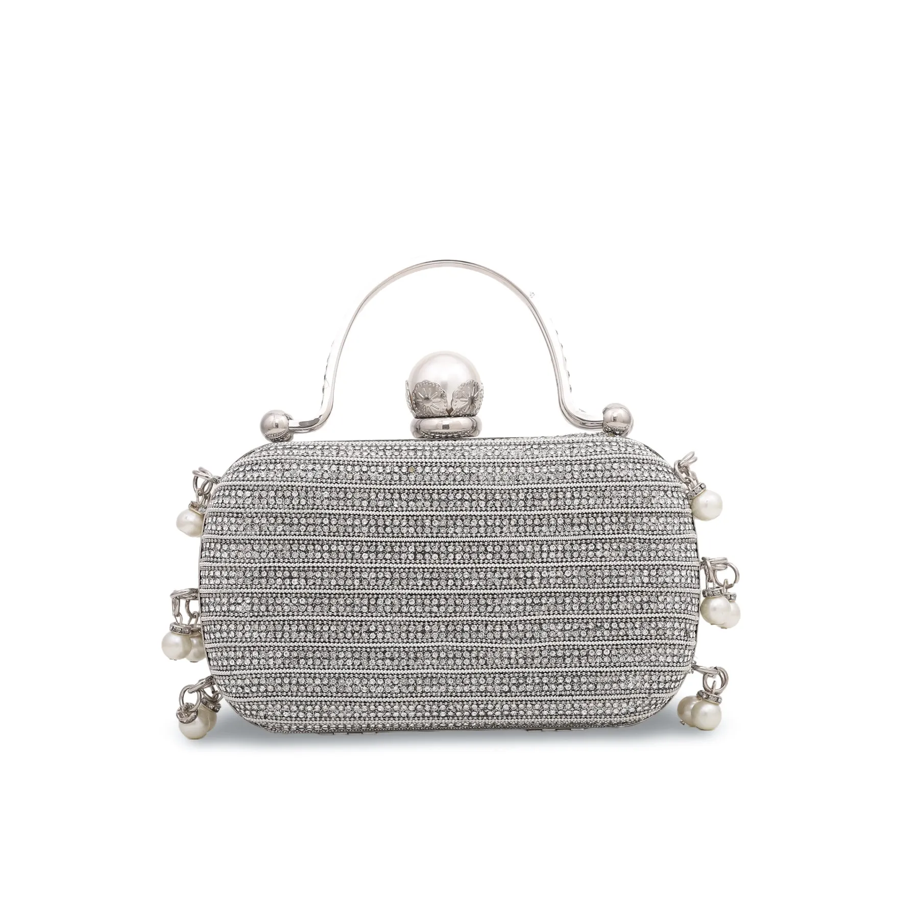 Silver Bridal Clutch P15066