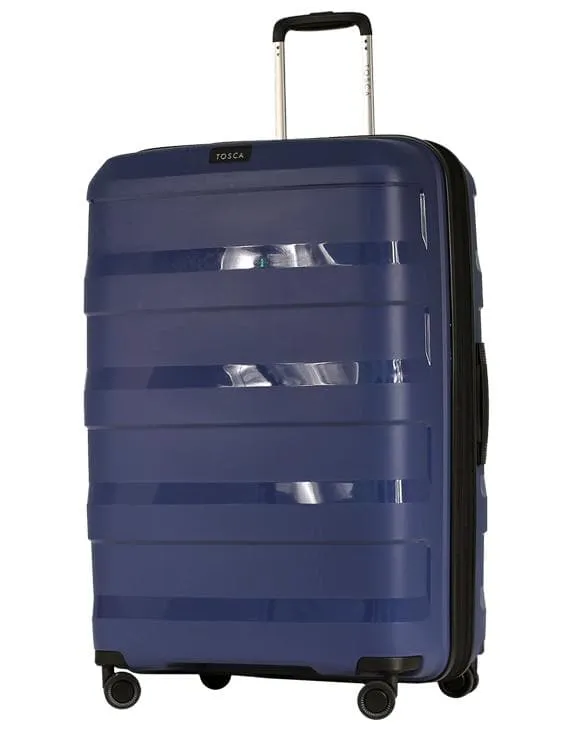 Tosca Comet 3 Piece Hardsided Suitcase Set - Blue