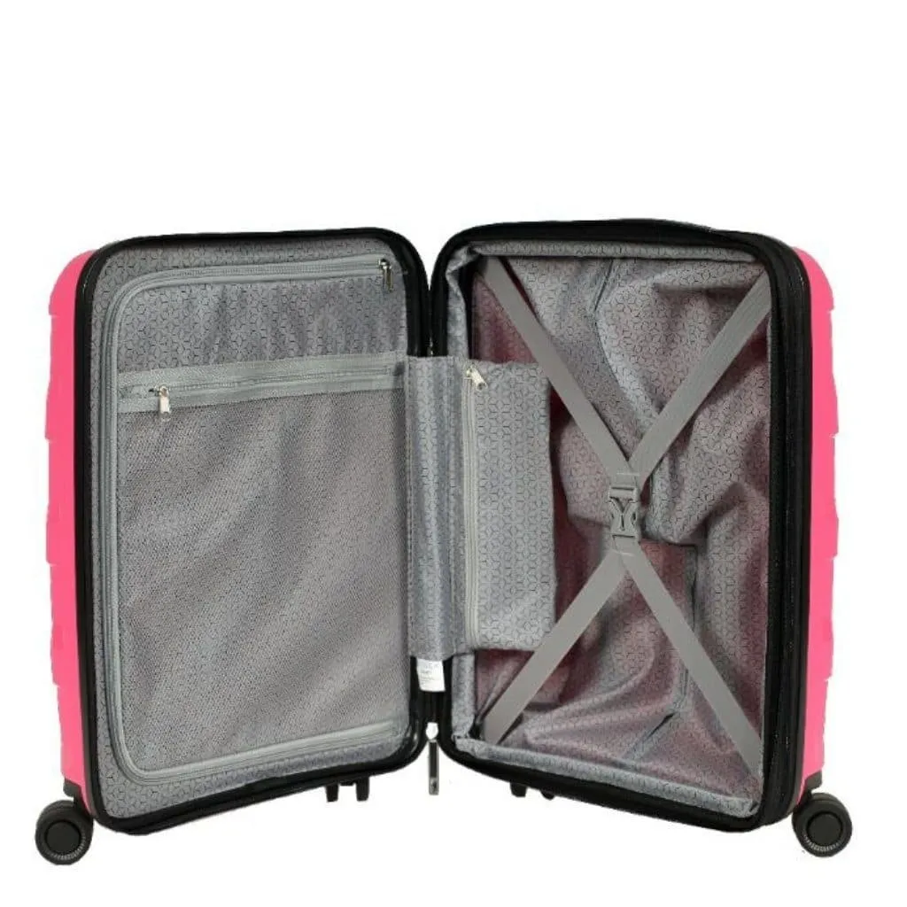 Tosca Comet 3 Piece Hardsided Suitcase Set - Blue