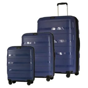 Tosca Comet 3 Piece Hardsided Suitcase Set - Blue