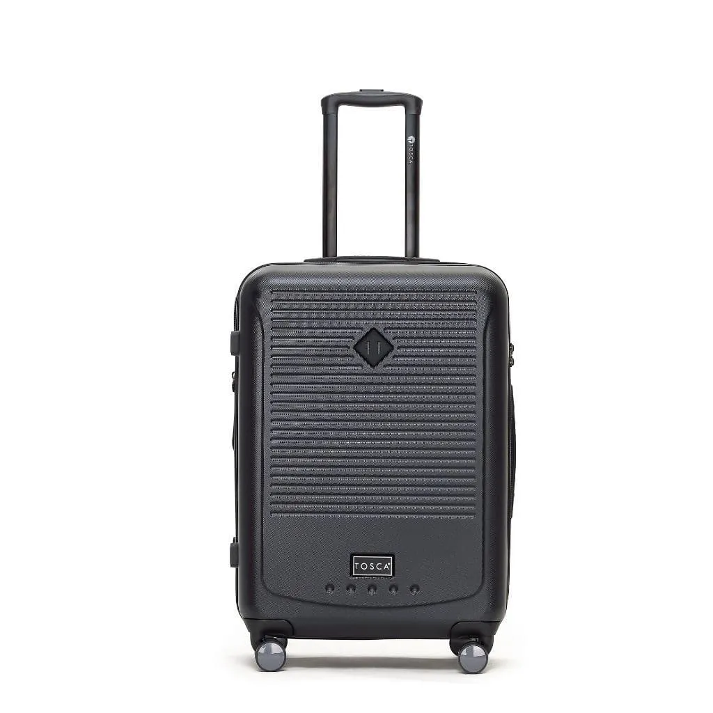 Tosca Tripster Medium 64cm Hardsided Luggage - Black