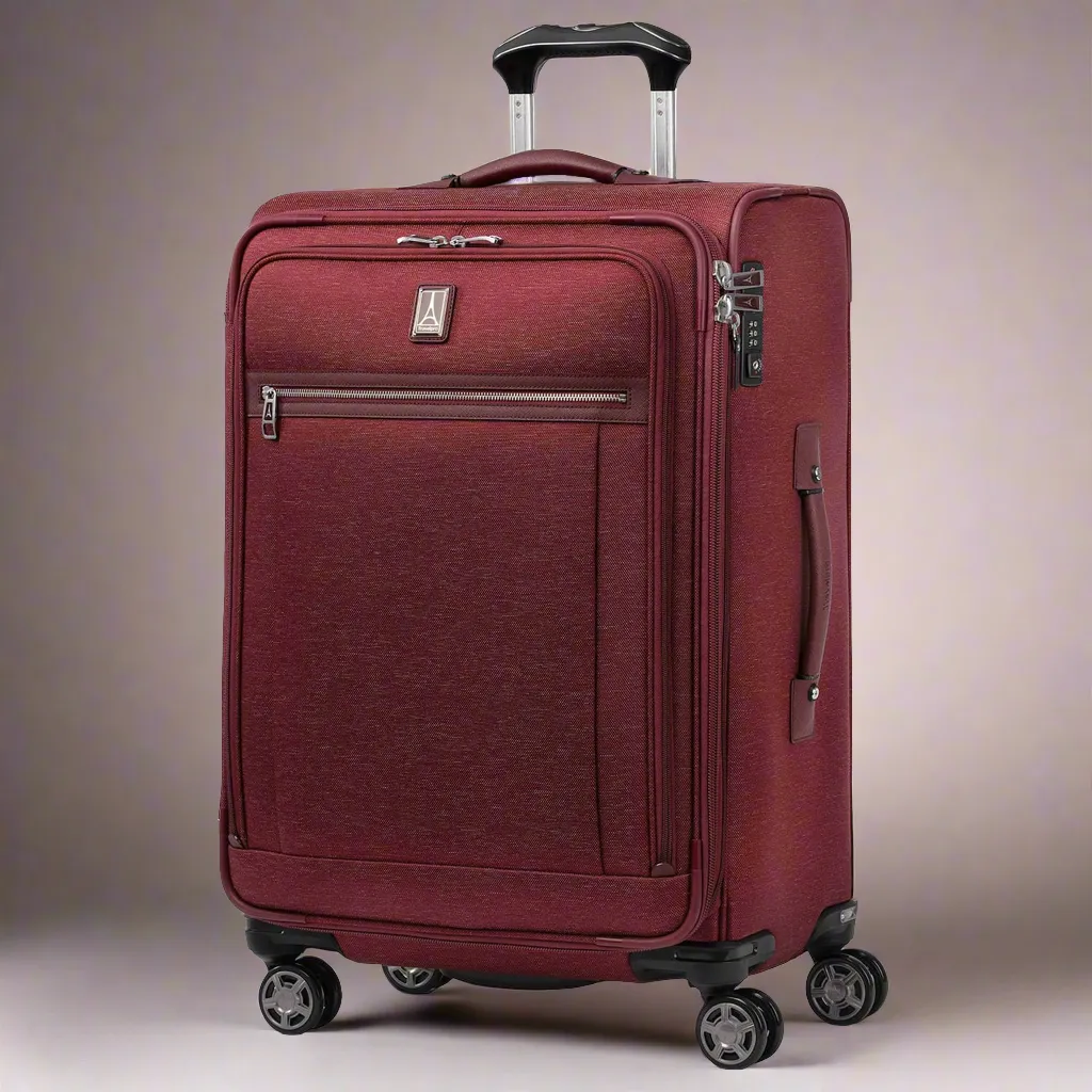 Travelpro Platinum® Elite 25” Medium Checked Softsided Expandable Spinner- 4091865