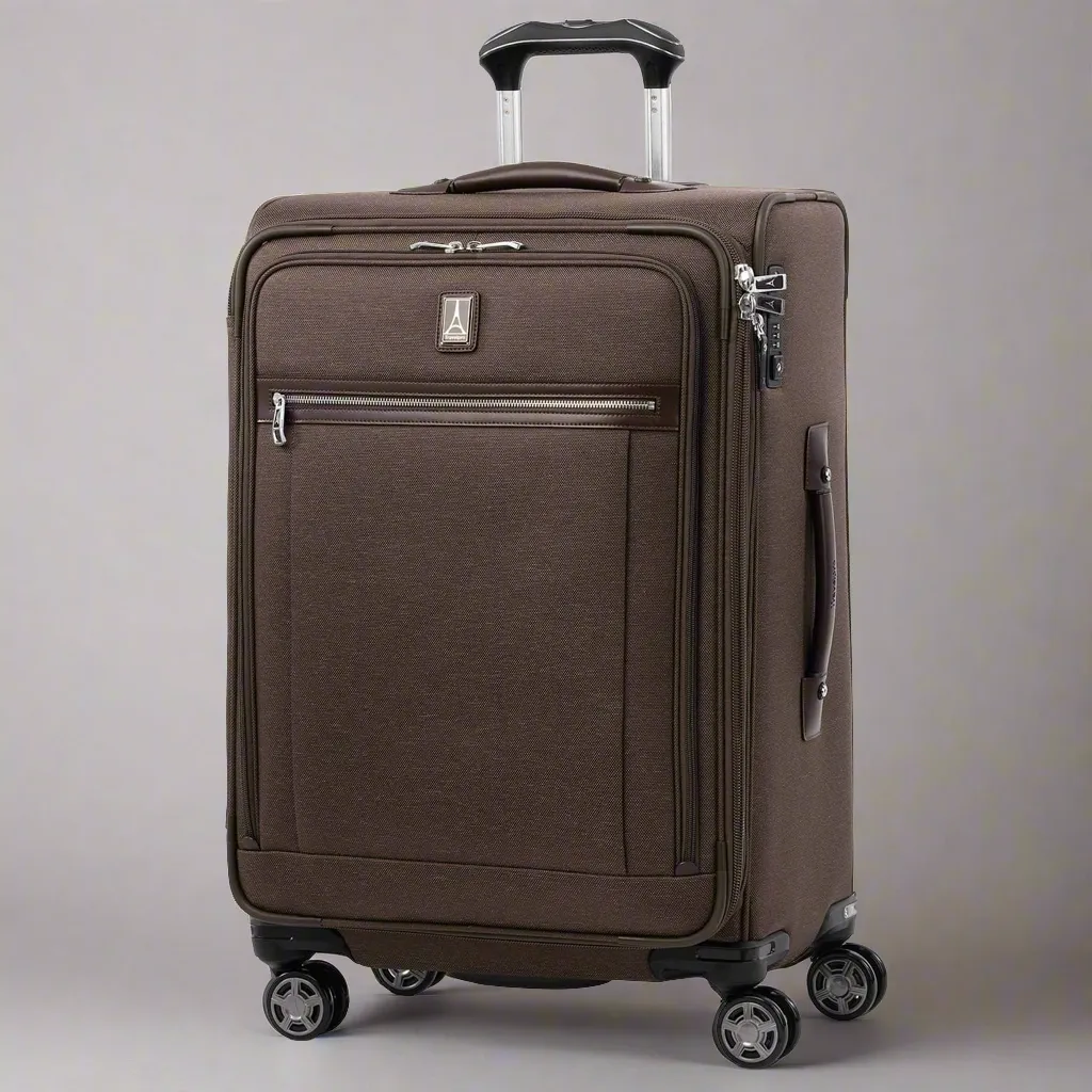 Travelpro Platinum® Elite 25” Medium Checked Softsided Expandable Spinner- 4091865