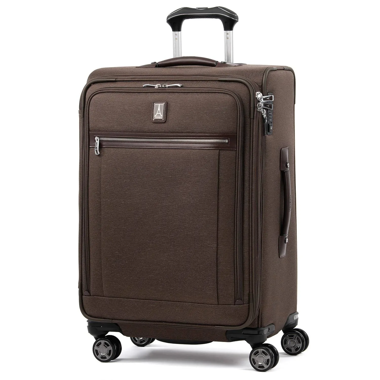 Travelpro Platinum® Elite 25” Medium Checked Softsided Expandable Spinner- 4091865