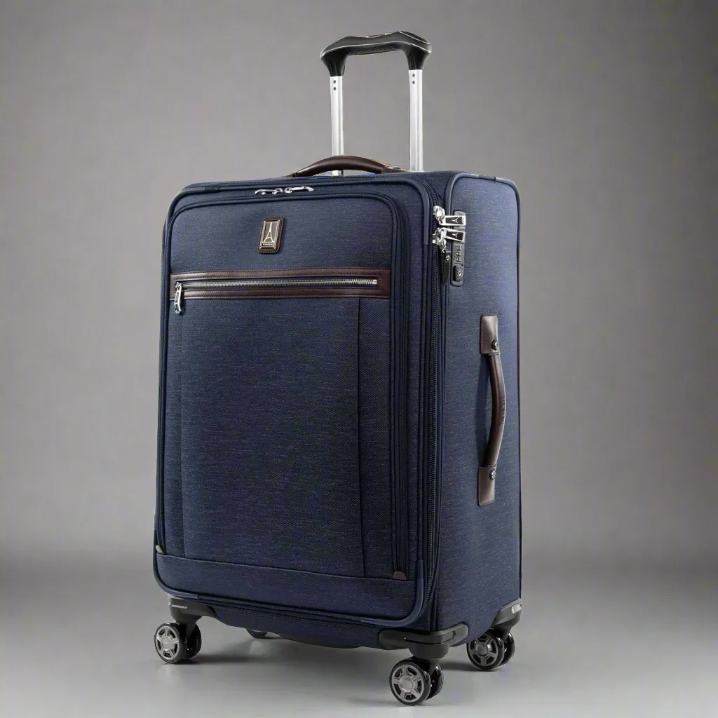 Travelpro Platinum® Elite 25” Medium Checked Softsided Expandable Spinner- 4091865