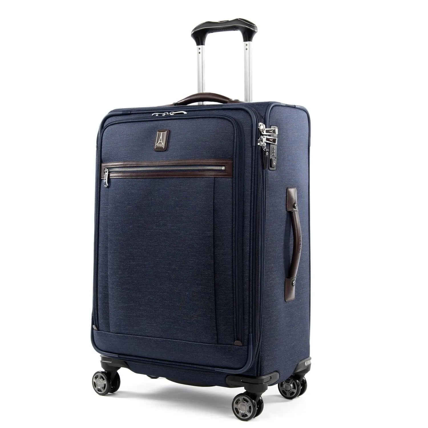 Travelpro Platinum® Elite 25” Medium Checked Softsided Expandable Spinner- 4091865