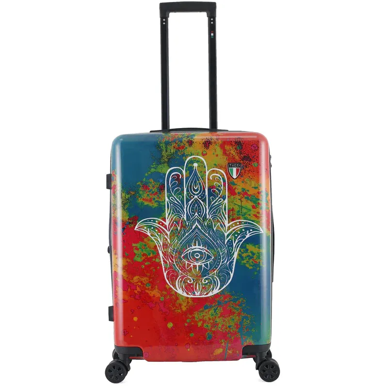 Tucci Exotic Hamsa 24" Hardside Luggage