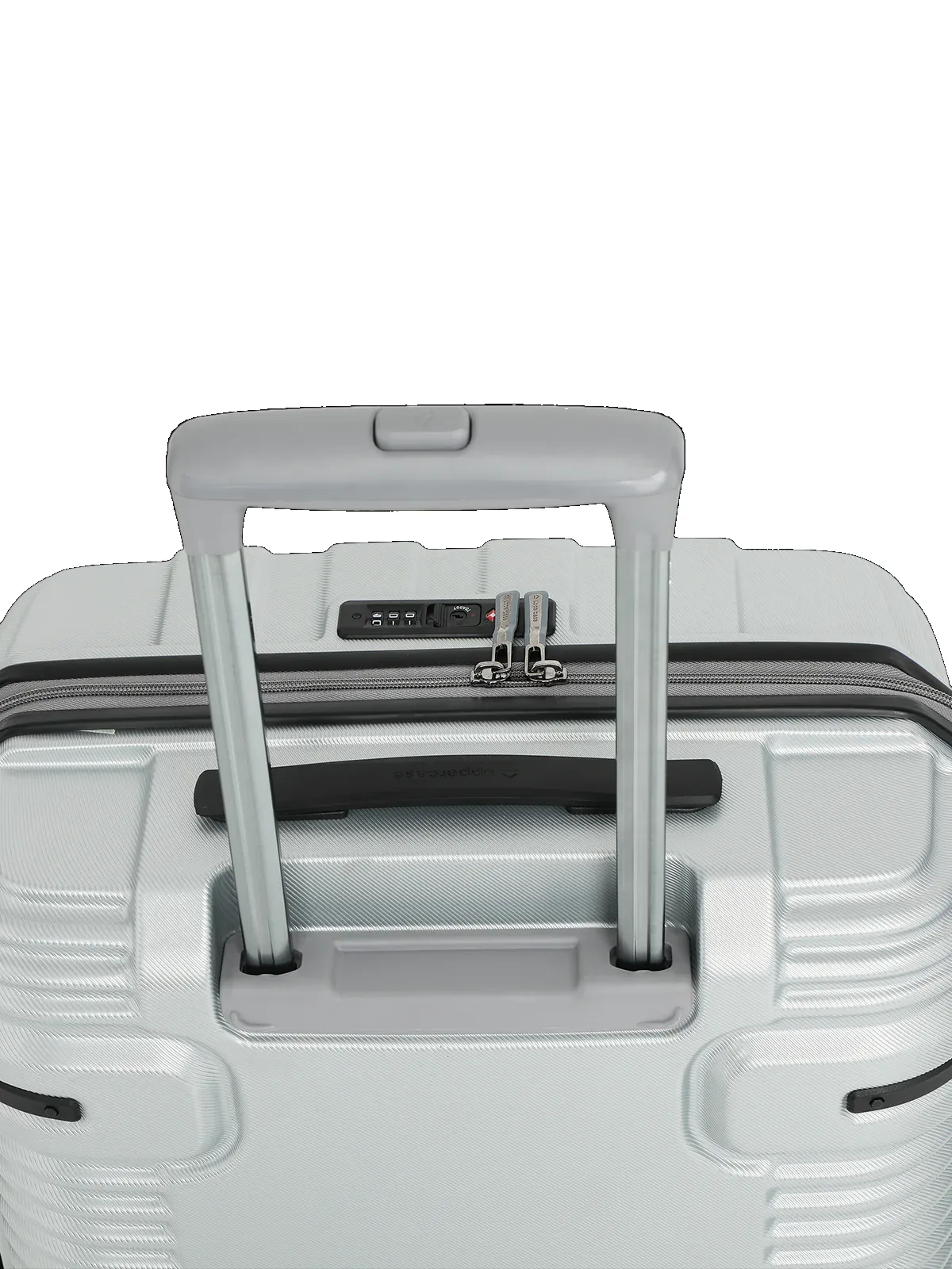 Uppercase Ridge Hard Luggage Bag (Silver)