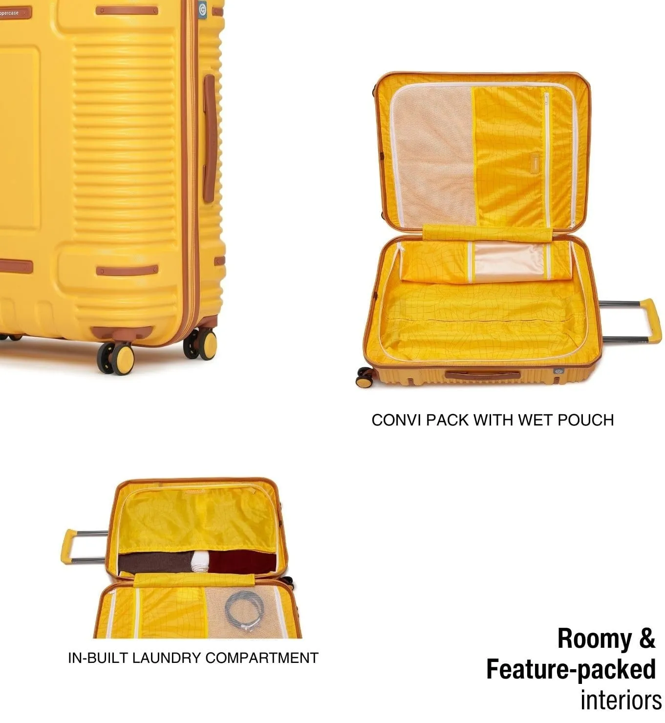 Uppercase Ridge Hard Luggage (Yellow)