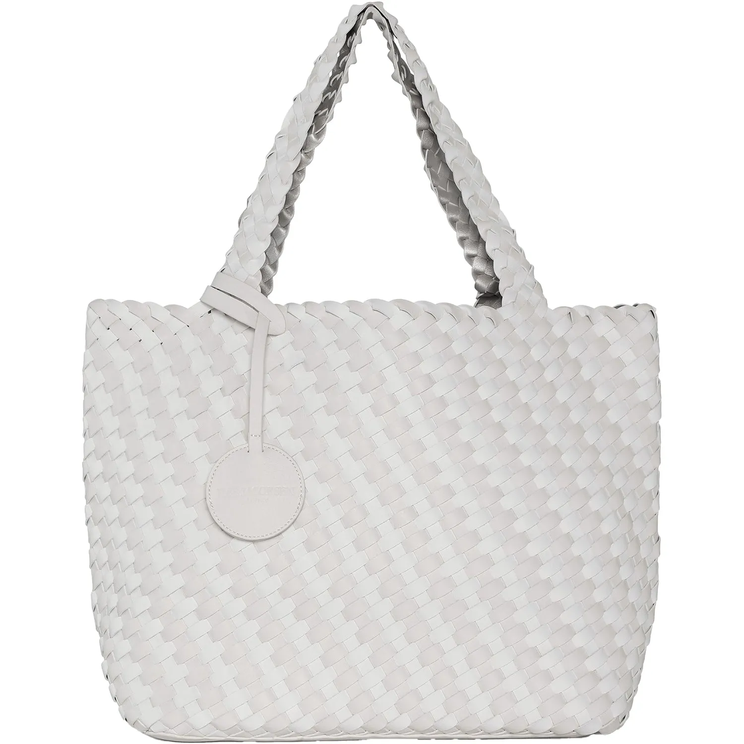 Women's Ilse Jacobsen Bag 08 Graphics Reversible Shopper Milk Cream Metallic/White Synthetic