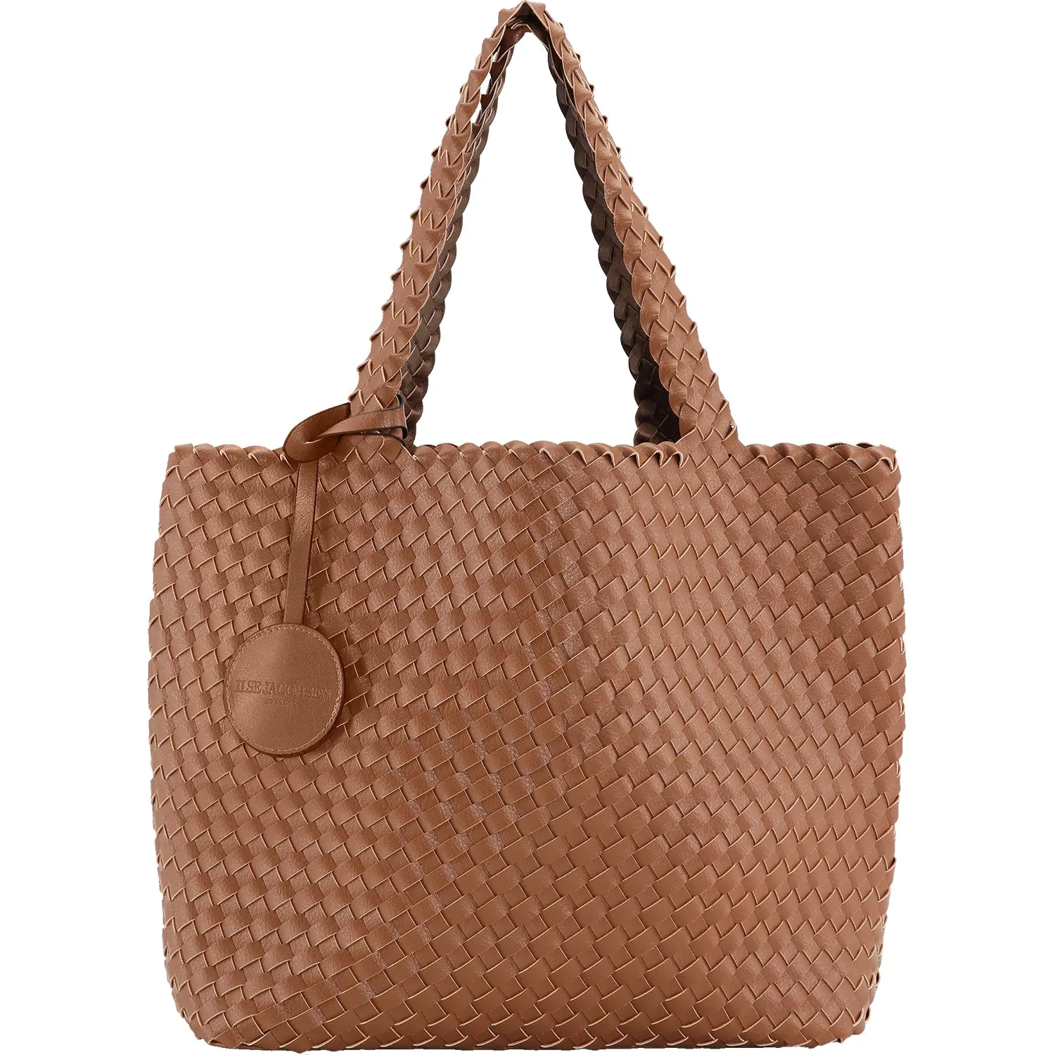 Women's Ilse Jacobsen Bag 08 Reversible Shopper Tote Burnt Caramel/Copper Synthetic