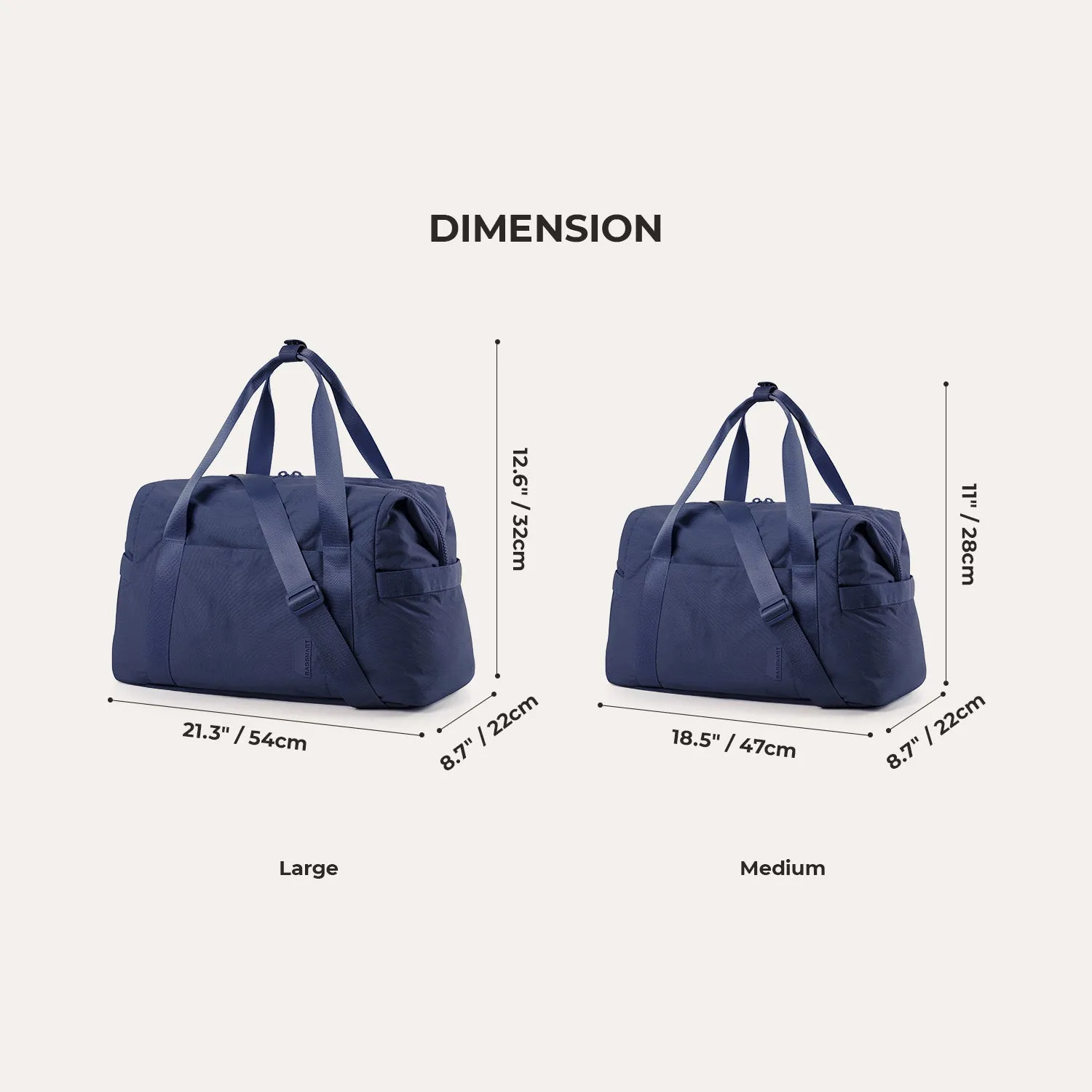 Zoraesque Duffel Dark Blue